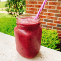 Smoothie z červeného ovoce  2